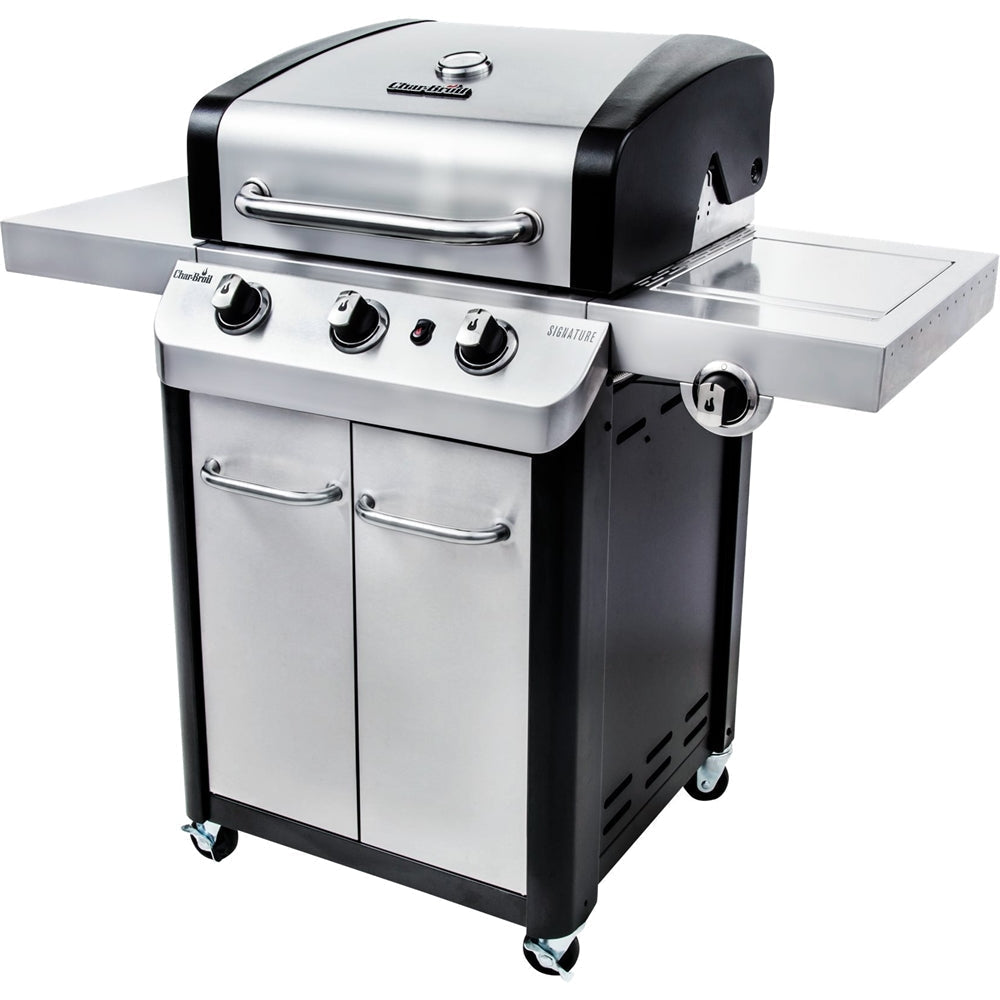 Char-Broil - Signature Gas Grill - Silver/black