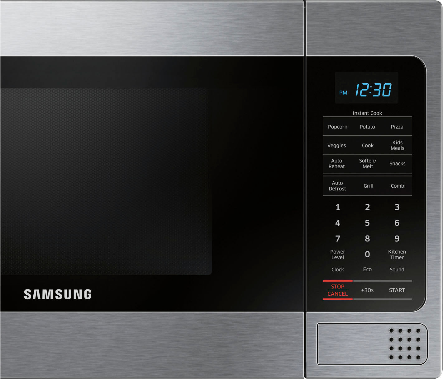 Samsung - 1.1 Cu. Ft. Countertop Microwave with Grilling Element - MG11H2020CT