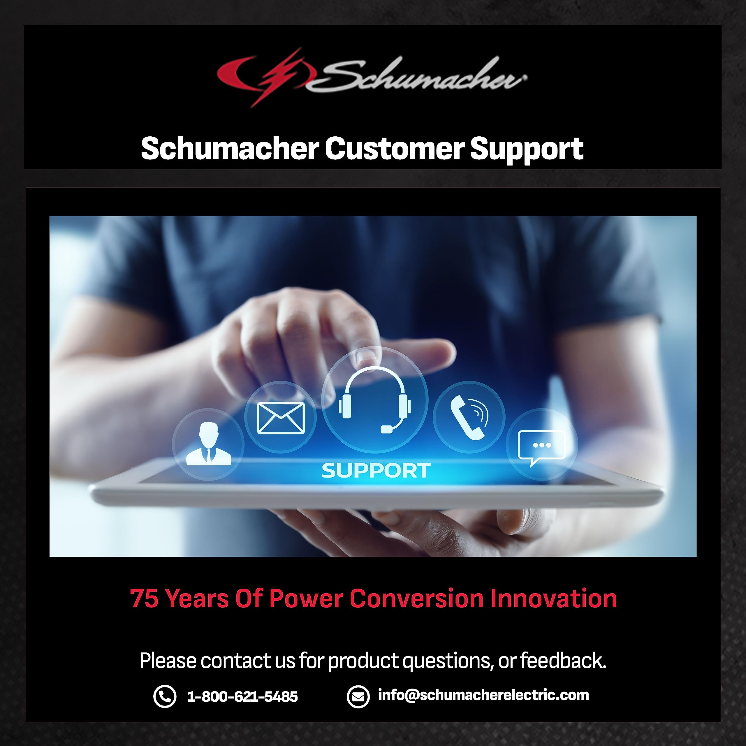 Schumacher DSR116 Jump Starter Inverter