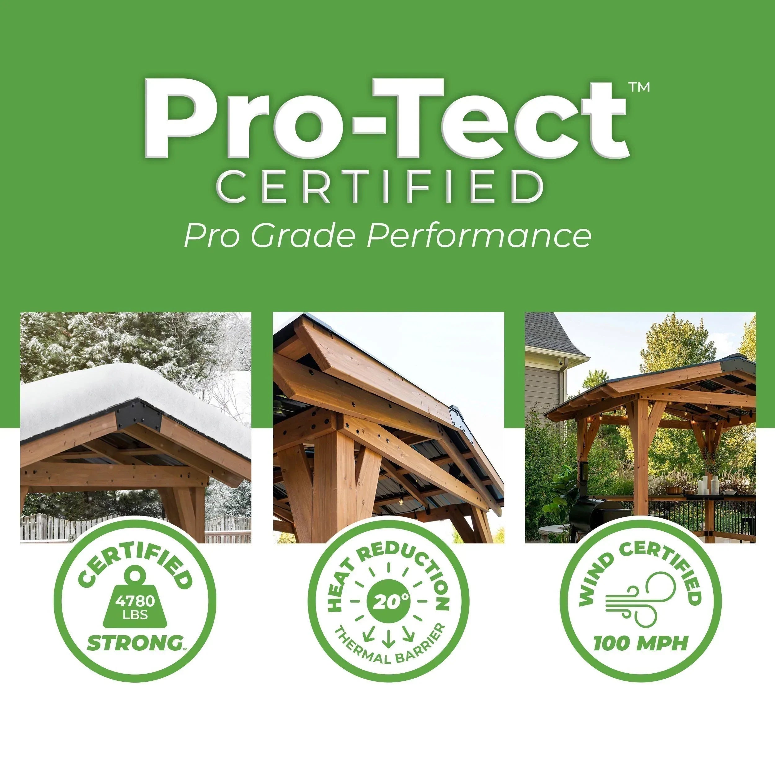 Granada Grill Gazebo with Outdoor Bar