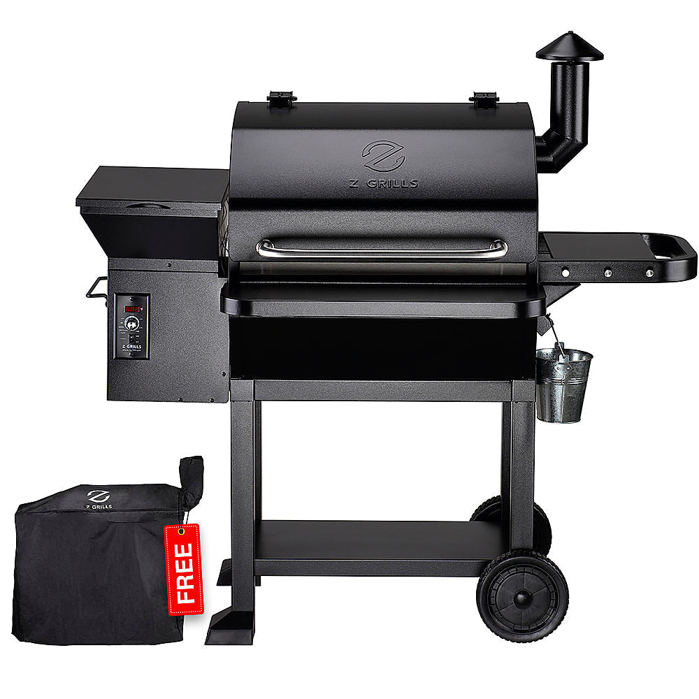Z Grills - Wood Pellet Grill and Smoker 1060 sq. in. - Black