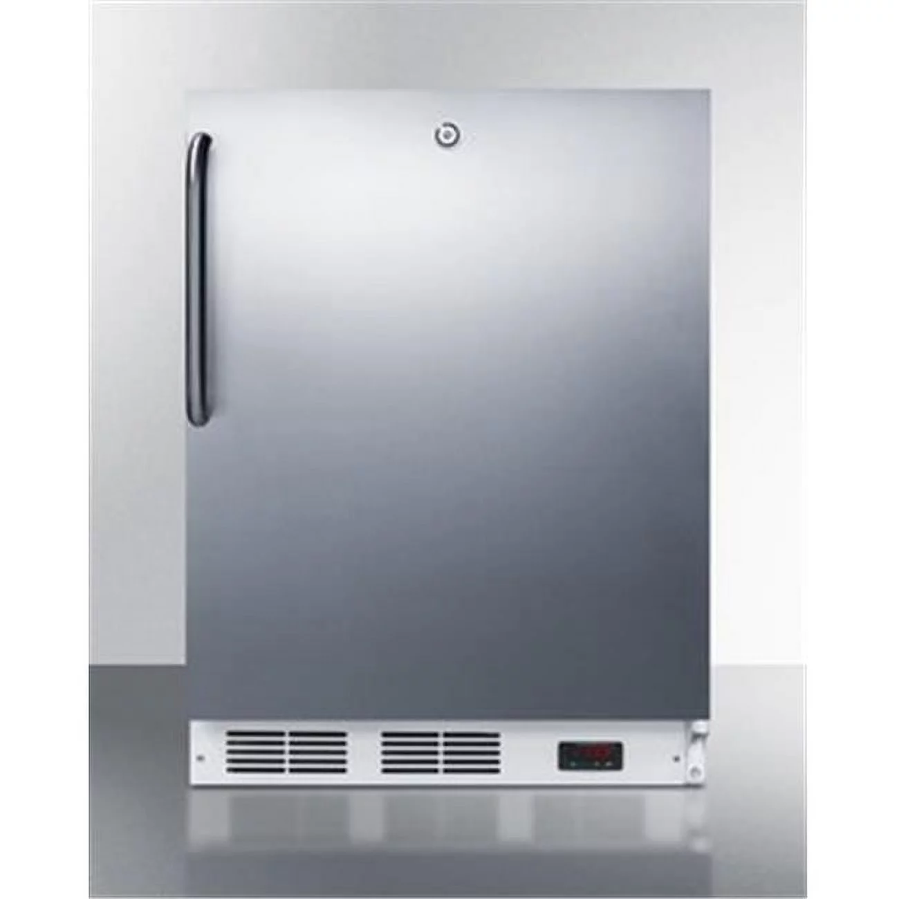 Accucold VT65ML7CSSADA 24 in. Wide Built-in ADA Height -25 deg C Manual Defrost All Freezer with Lock, Stainless Steel
