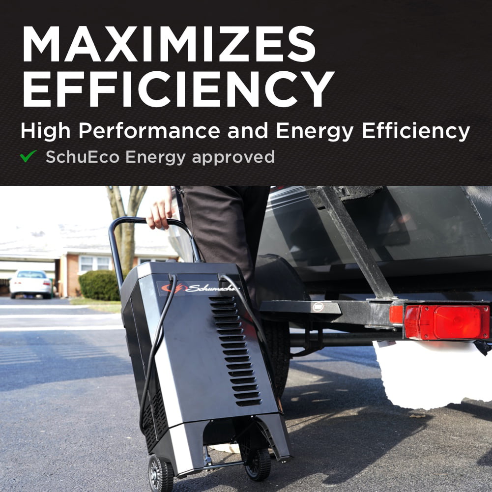 Schumacher 10/25/50/250A 6/12V Manual Wheel Charger