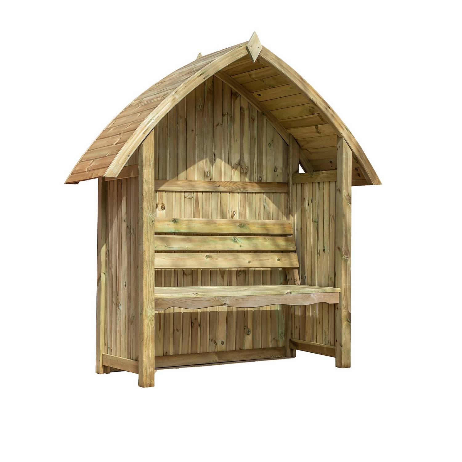 Mercia Arch Top Seated Arbour