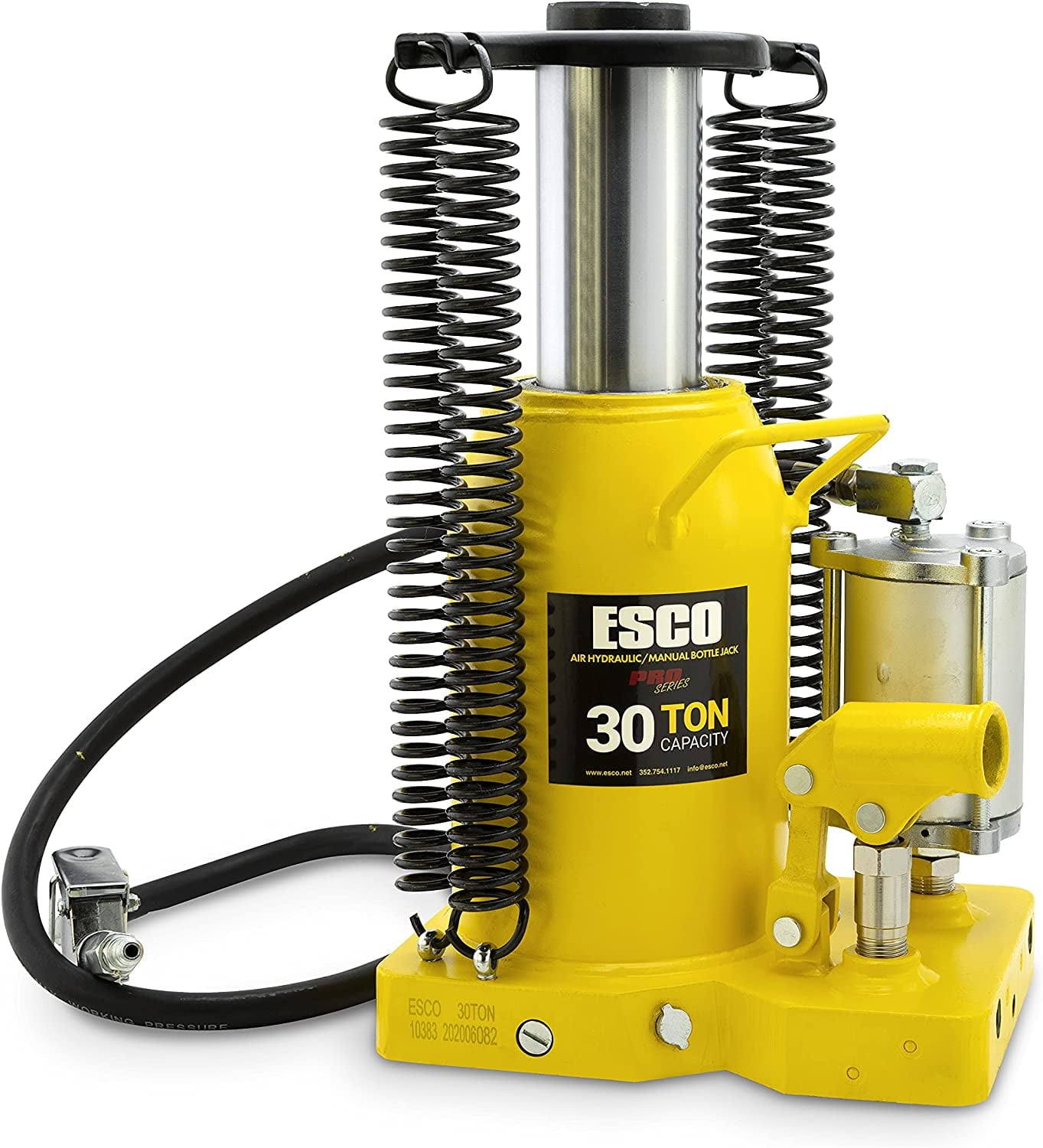 ESCO 30 Ton Had Pro Series Air Hydraulic Bottle Jack