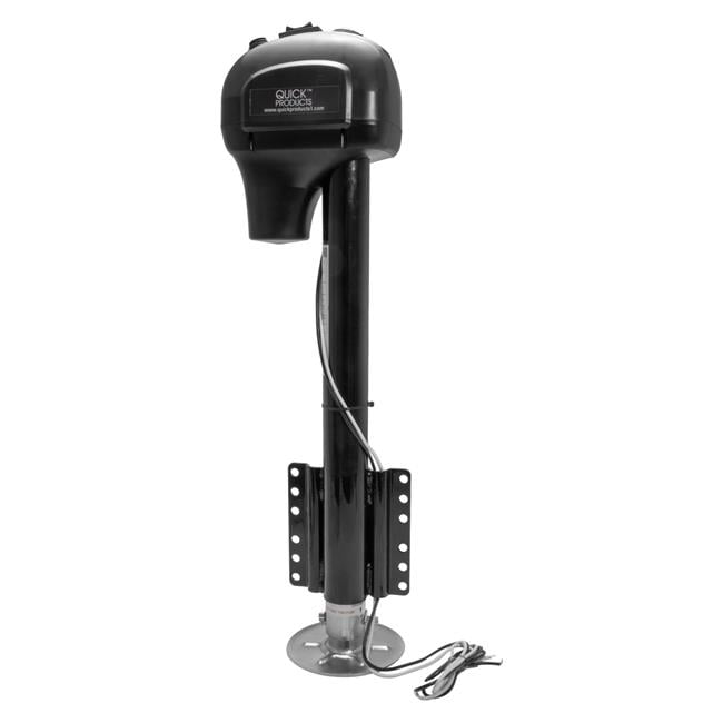 JQ-3500SMB Power A-Frame Electric Tongue Jack with Side-Mount, Black