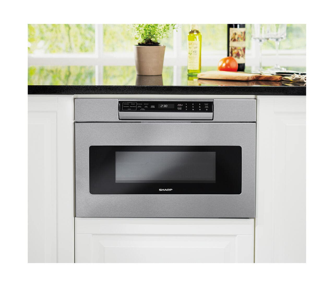 Sharp SMD2470AS Microwave 24 Inch Stainless