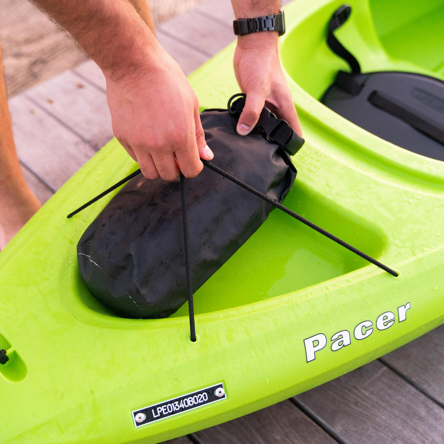 Lifetime Pacer 8 ft Sit-In Kayak (Paddle Included)， Green