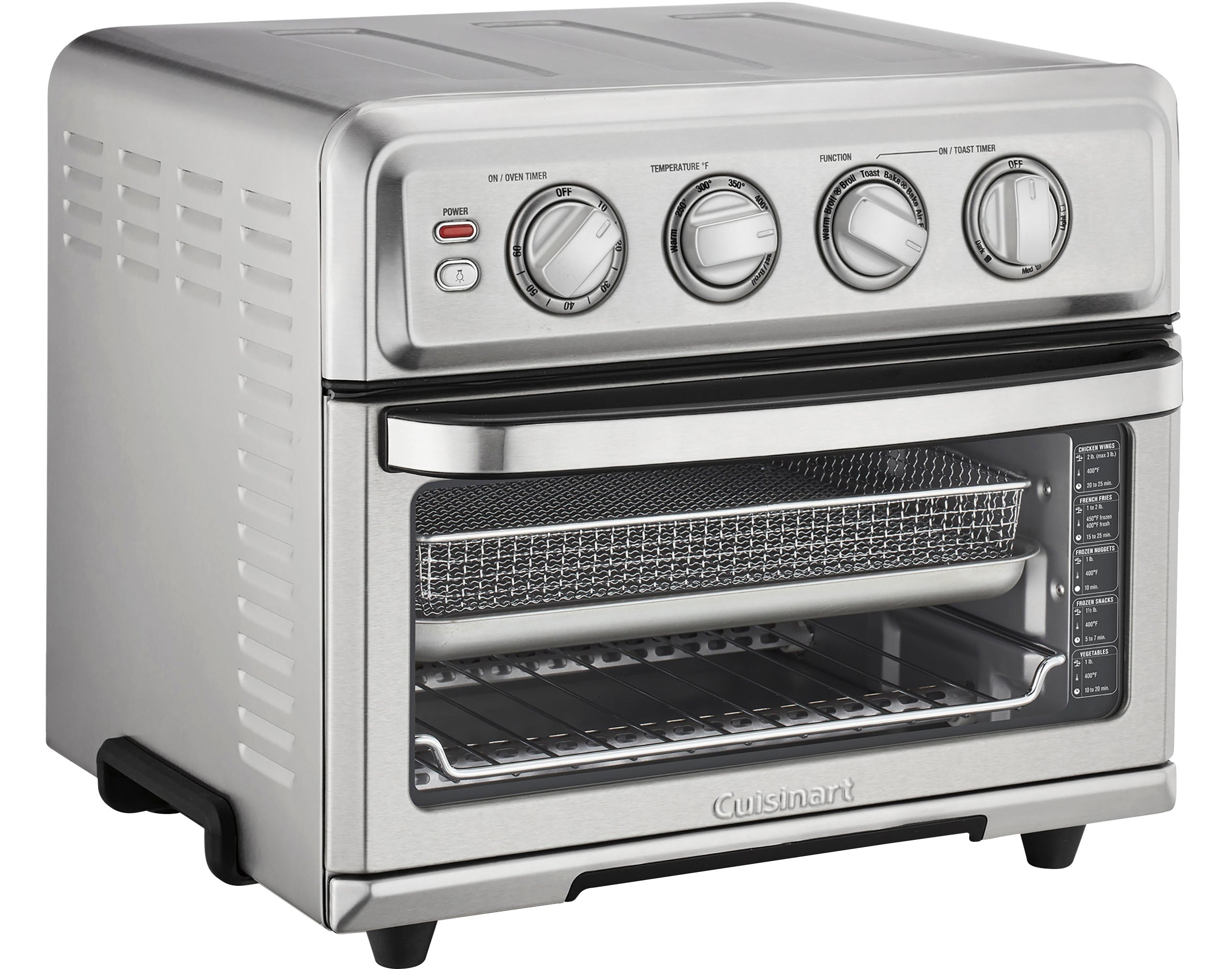 Cuisinart - Air Fryer Toaster Oven with Grill - Stainless Steel
