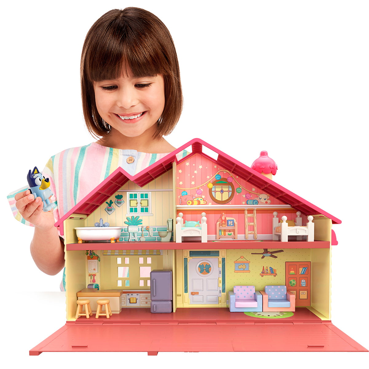 Bluey Family Home - Bluey 2.5-3 Figure with Home Playset