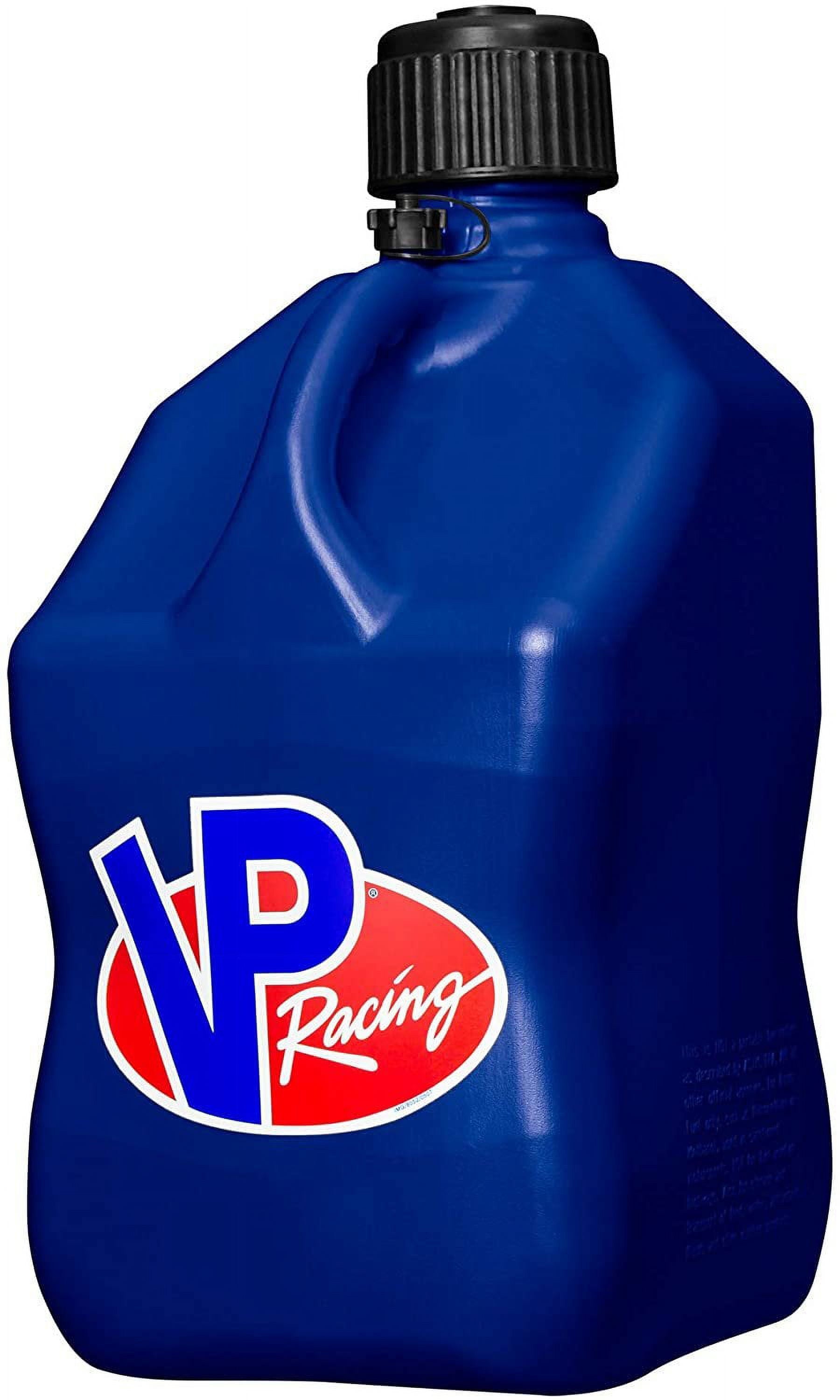 VP Racing Fuels 5 Gallon Square Motorsport Racing Liquid Utility Container Jug Blue 4 Pack