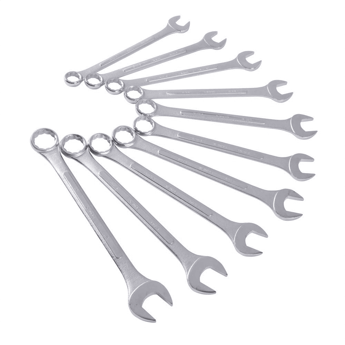 Sunex 10-PC SAE Raised Panel Jumbo Combi Wrench Set