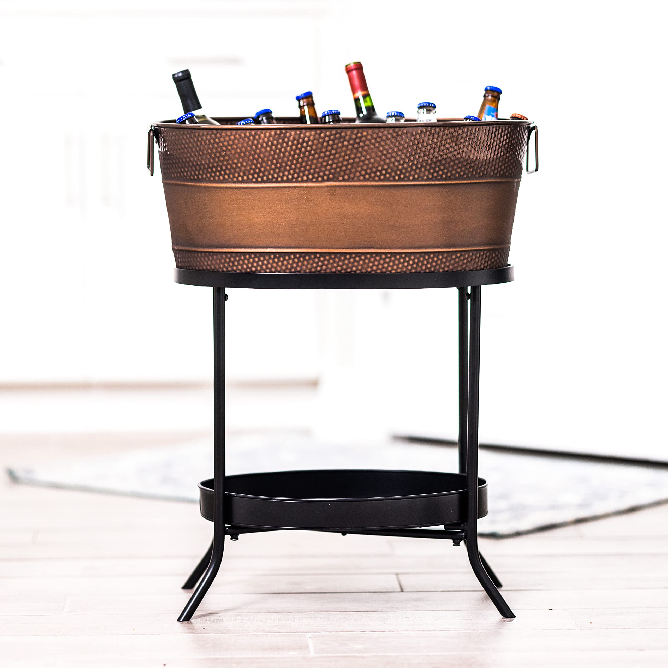 BREKX Copper Hammered Galvanized Beverage