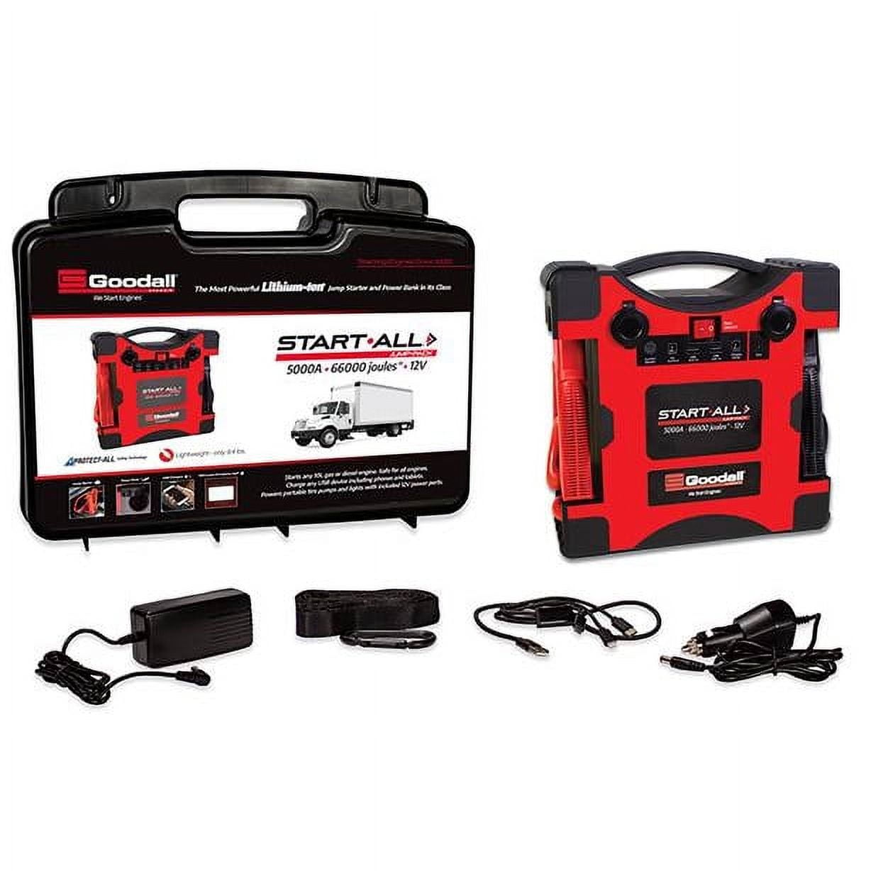 GOODALL MANUFACTURING JP-12-5000T 12V 5000 Amp Start-All Corded Jump Pack