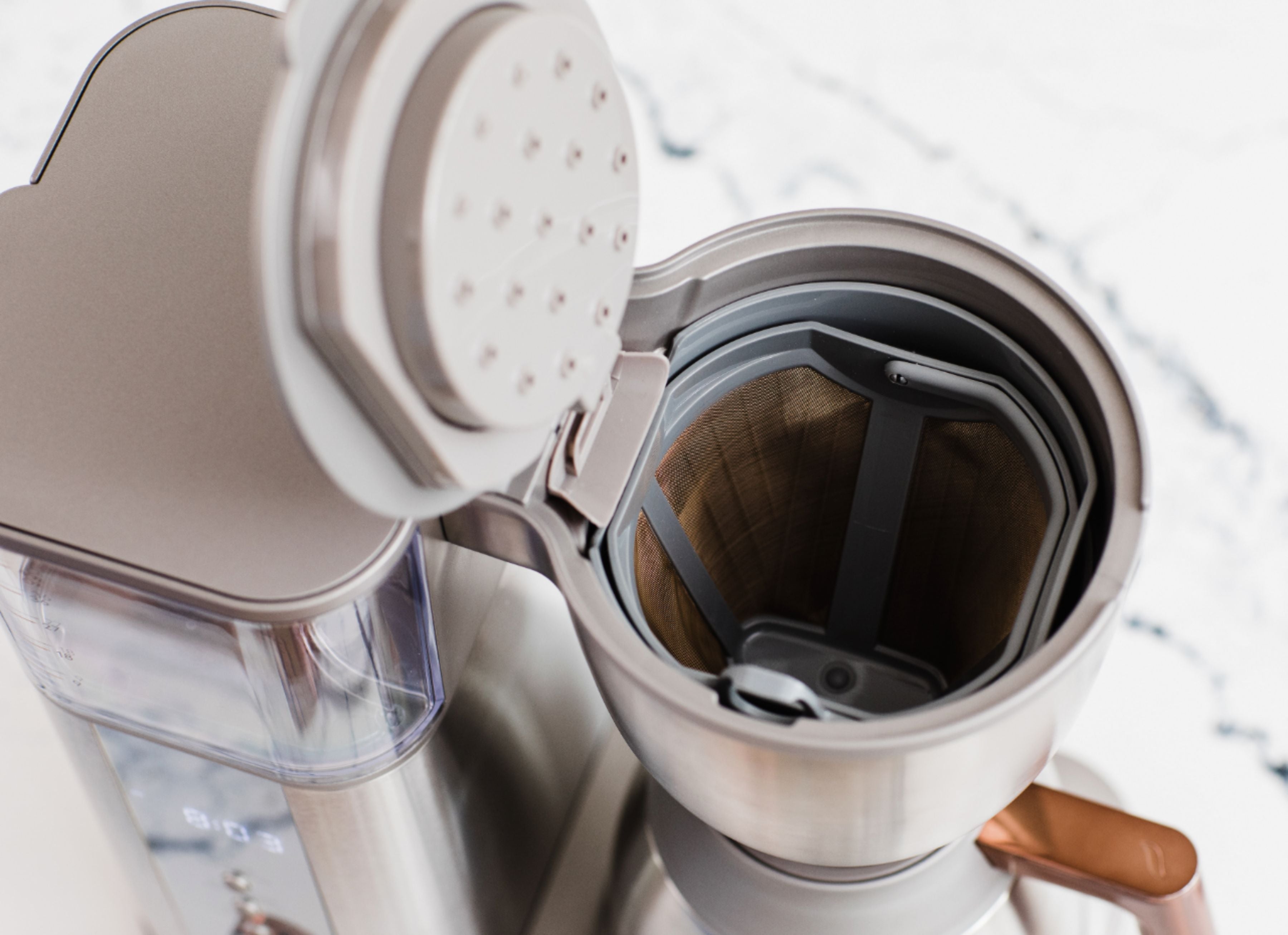 Café - Smart Drip 10-Cup Coffee Maker with WiFi - Brushed Stainless