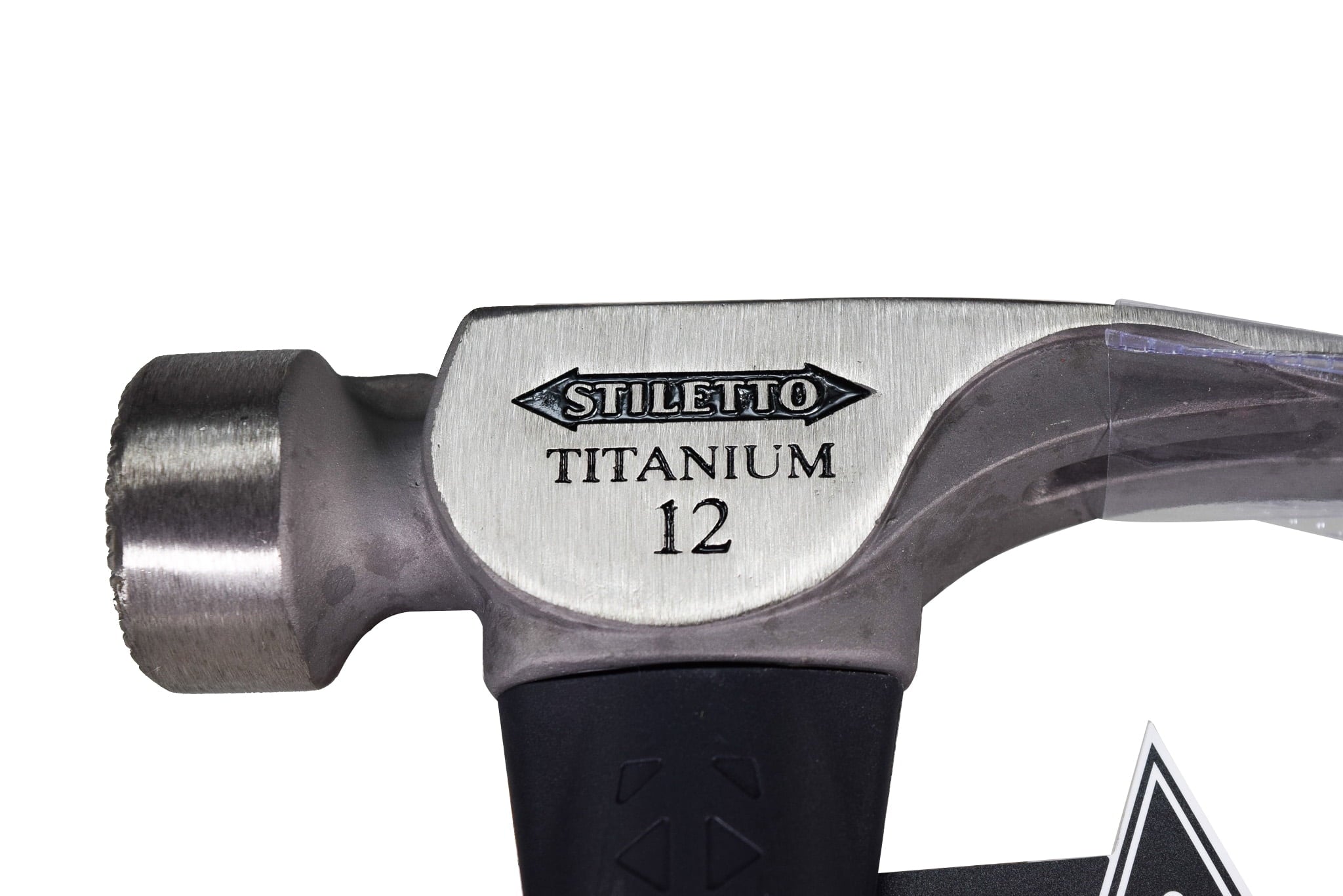 Stiletto-TI12MCF 12 oz Titanium Milled Face Hammer with 18 in. Hybrid Fiberglass Handle