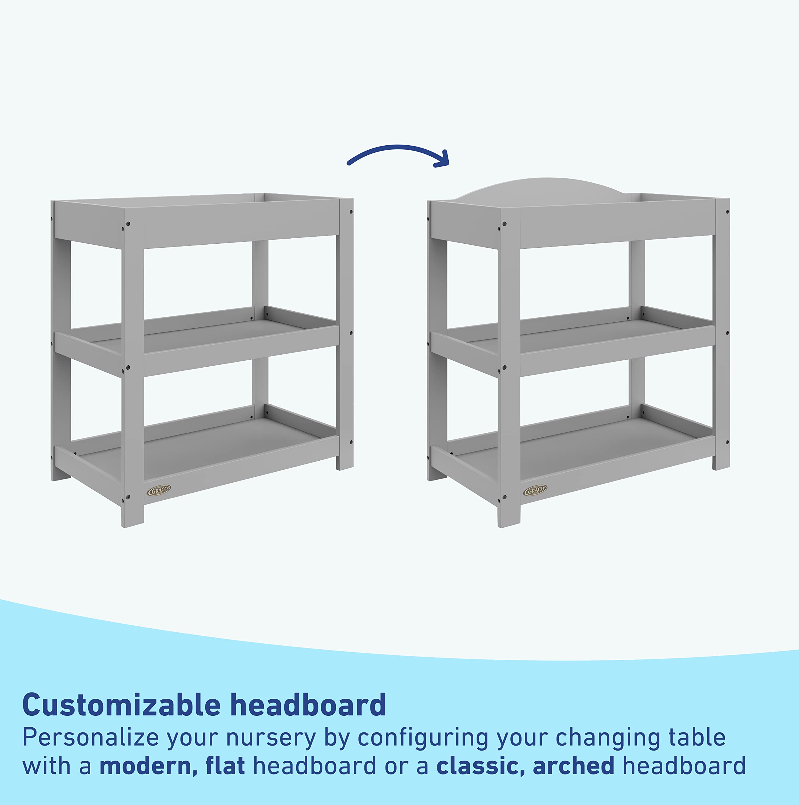 Graco Customizable Changing Water Resistant Pebble