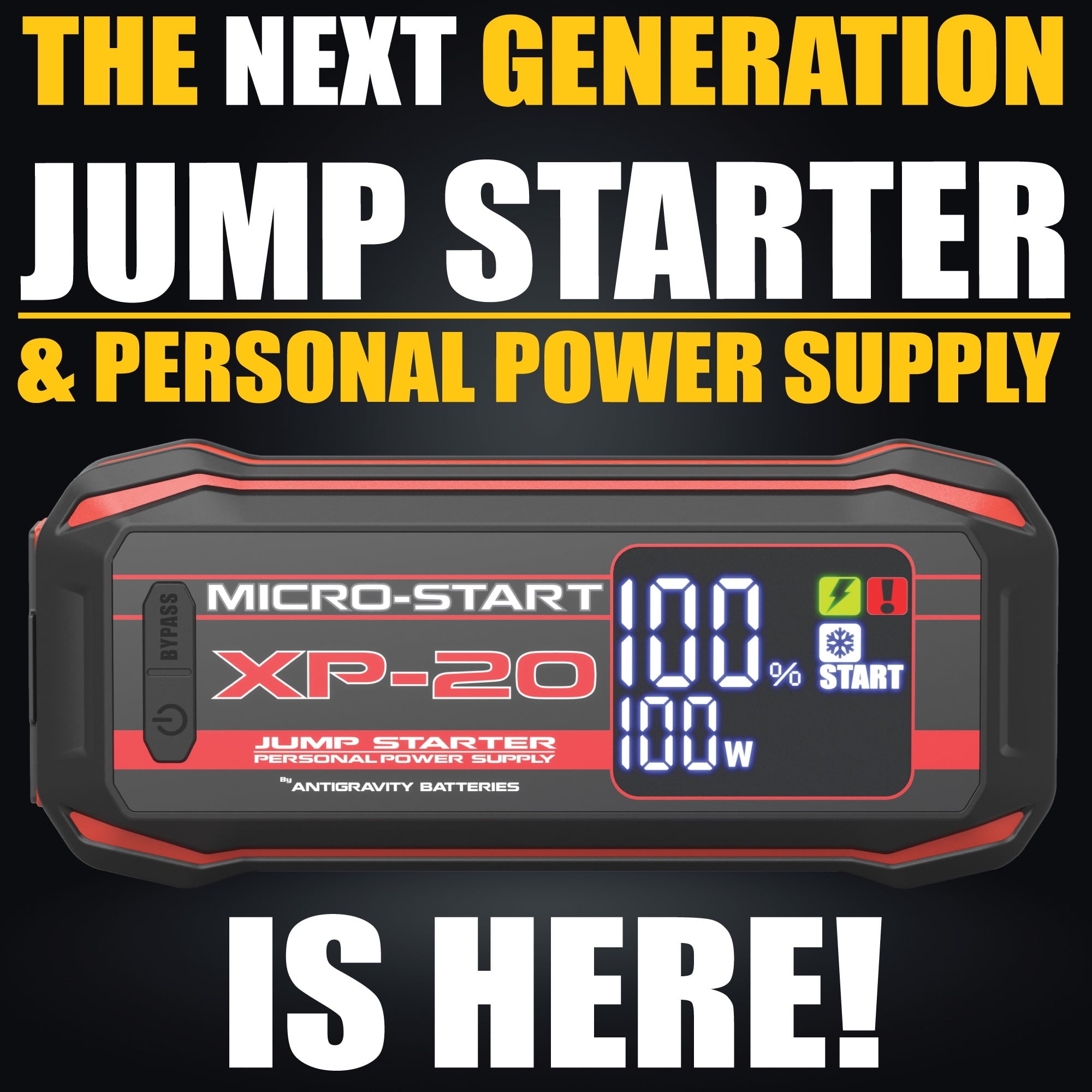Antigravity MICRO-START XP-20 Lithium Jump-Starter Portable Power Supply