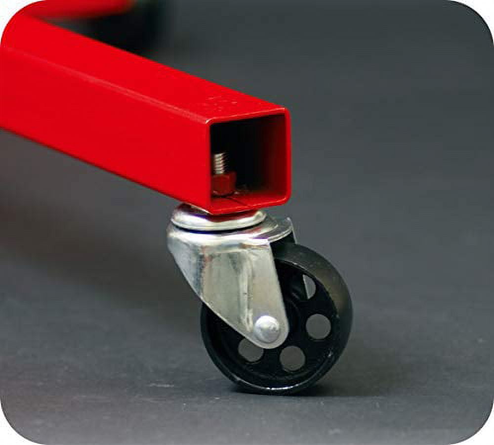 BIG RED 3/8 Ton (750 lb) Steel Rotating Engine Stand with 360 Degree Rotating Head, Red, T23401