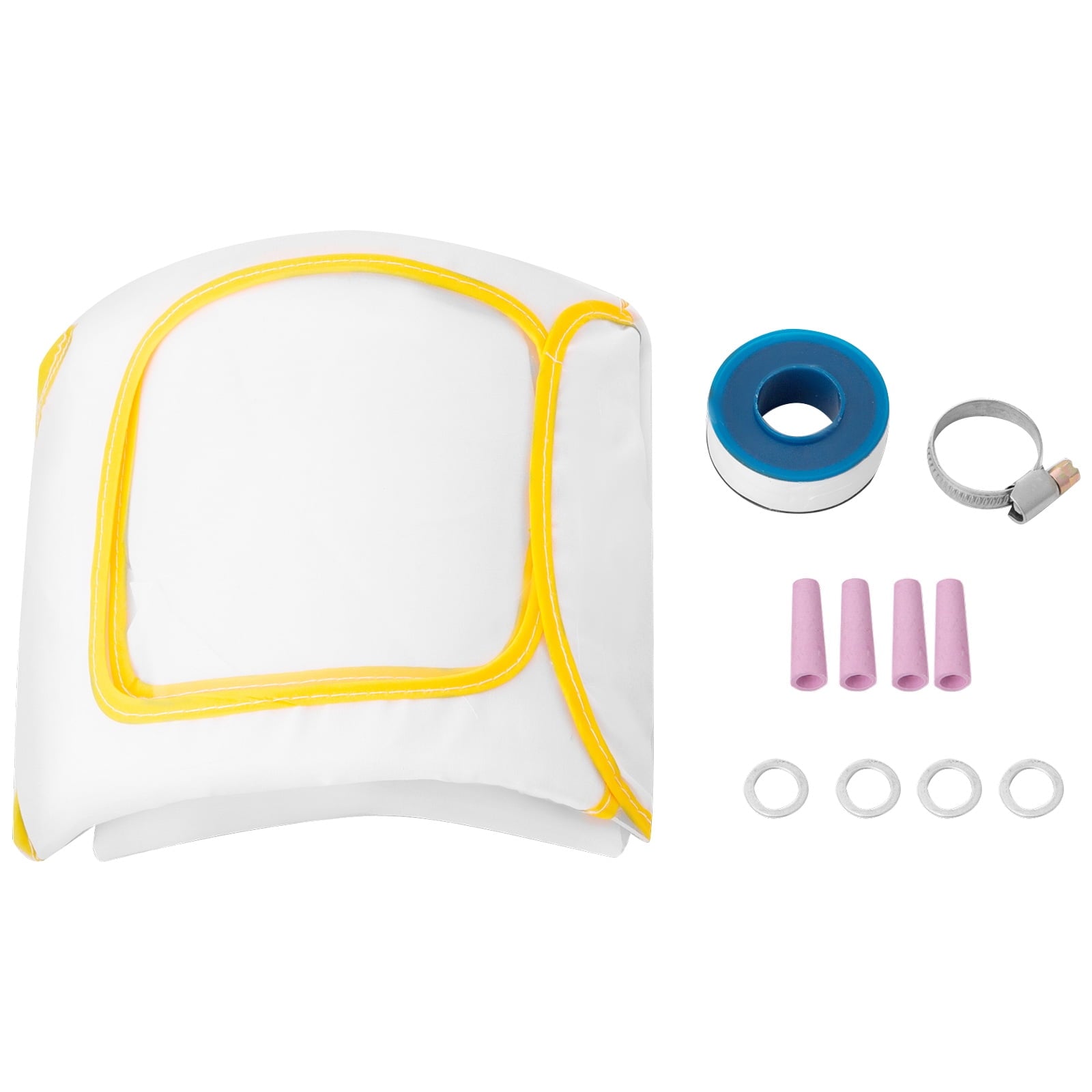 BENTISM 10 Gallon/40L Sandblaster Equipped with Nozzle Shut-Off Valve Pressure Gauge Ceramic Nozzle 2.5m Hose Filling Funnel Watertrap 6