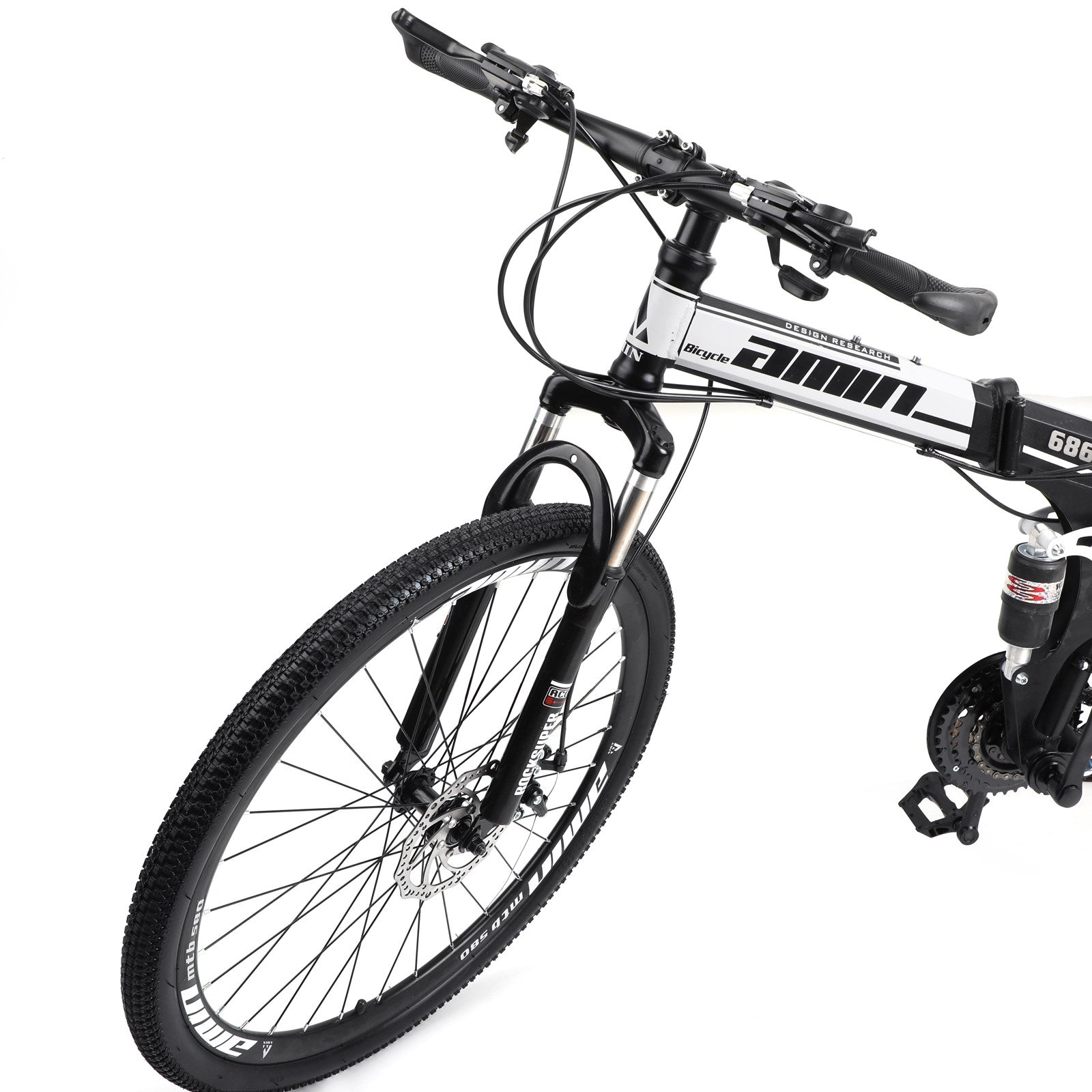 Unisex Adult Mountain Bike Full Suspension 26