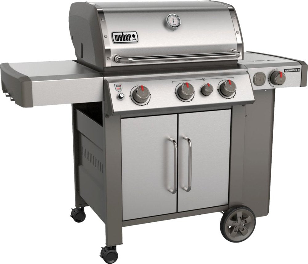 Weber - Genesis II S-335 3-Burner Propane Gas Grill - Stainless Steel