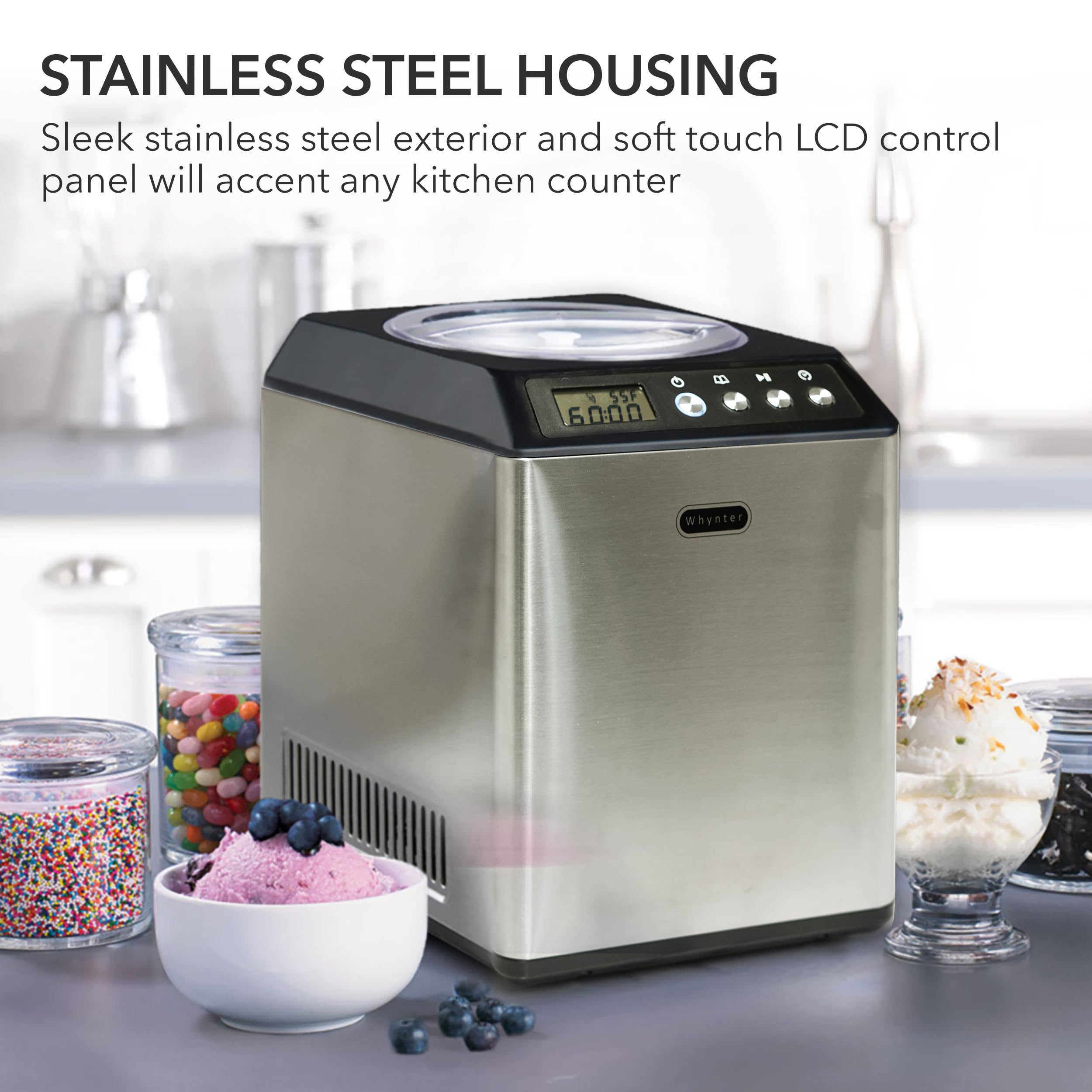 Whynter ICM 201SB Quart Upright Stainless