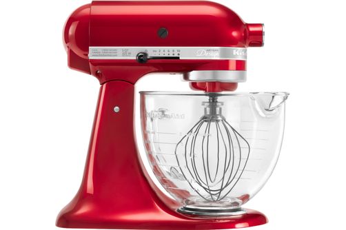 KitchenAid - KSM155GBCA Artisan Design Tilt-Head Stand Mixer - Candy Apple Red