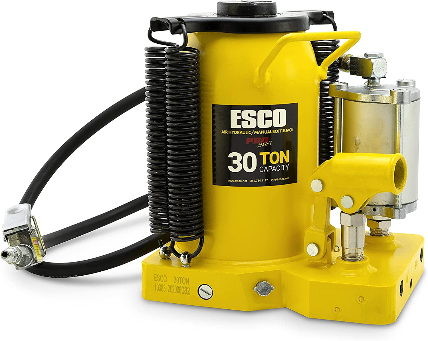 ESCO 30 Ton Had Pro Series Air Hydraulic Bottle Jack