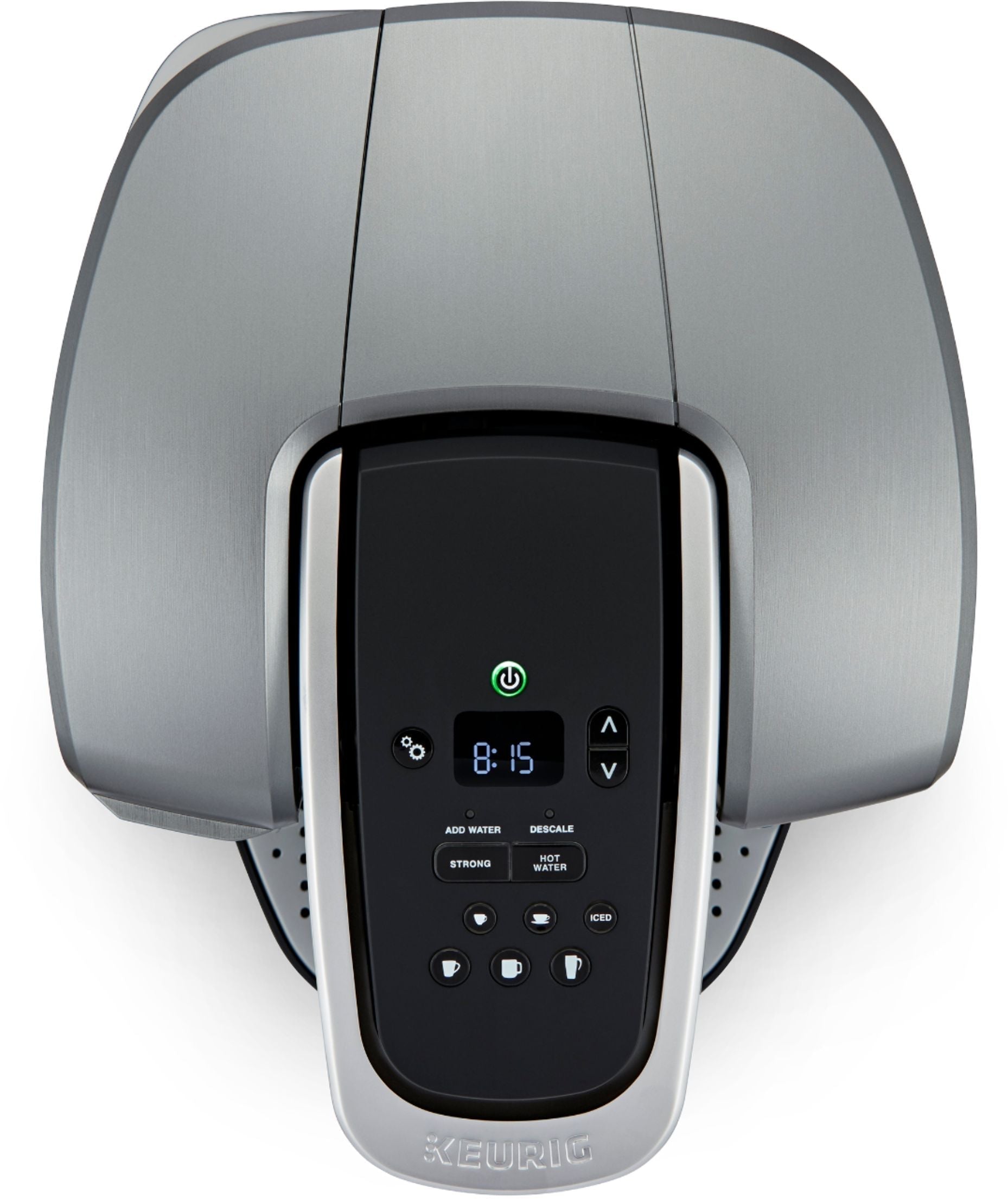 Keurig - K-Elite Single Serve K-Cup Pod Coffee Maker - Brushed Silver