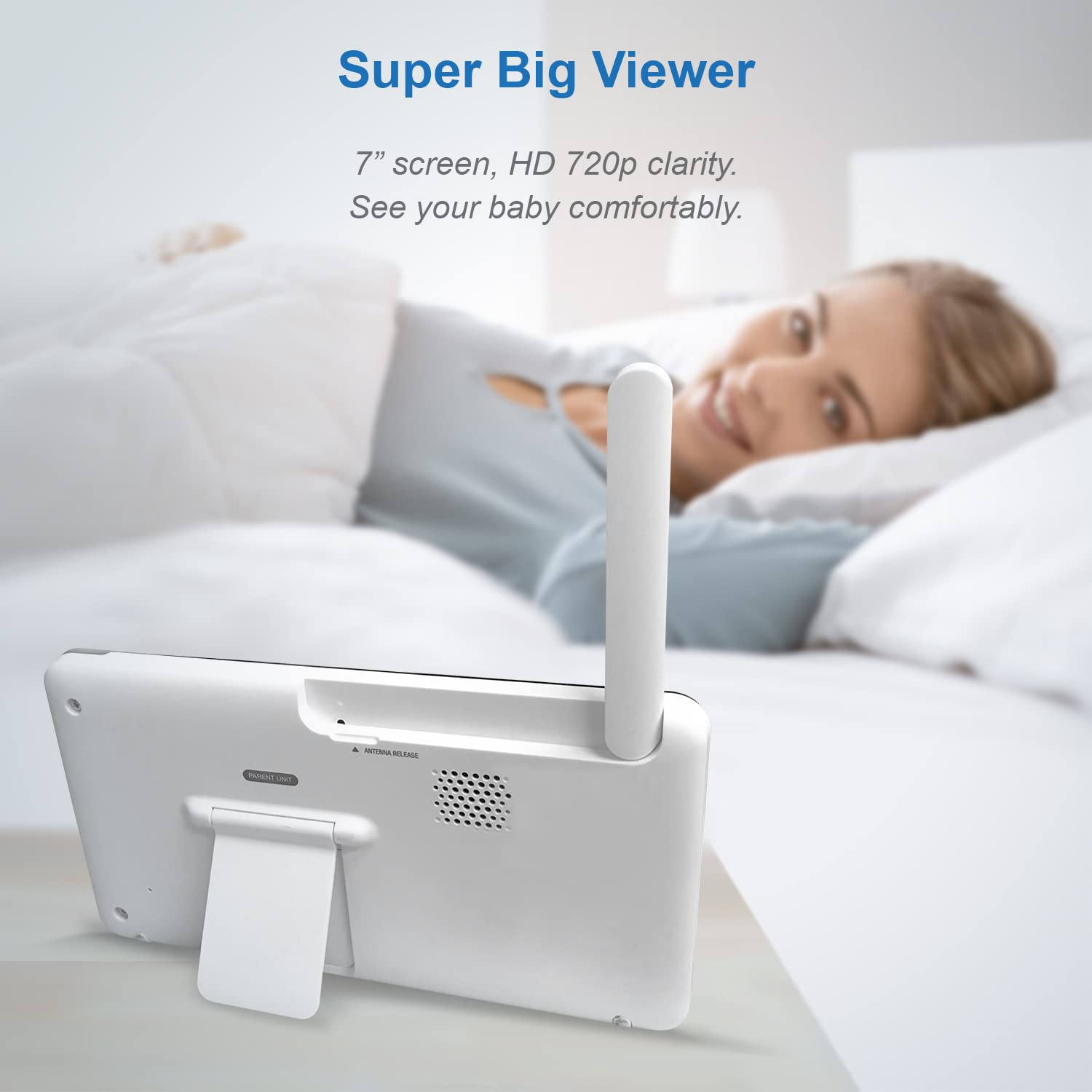 VTech RM7764 2HD BabyMonitor NightVision Temperature