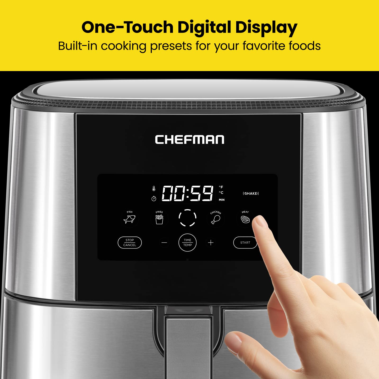 Chefman TurboFry Air Fryer Dishwasher