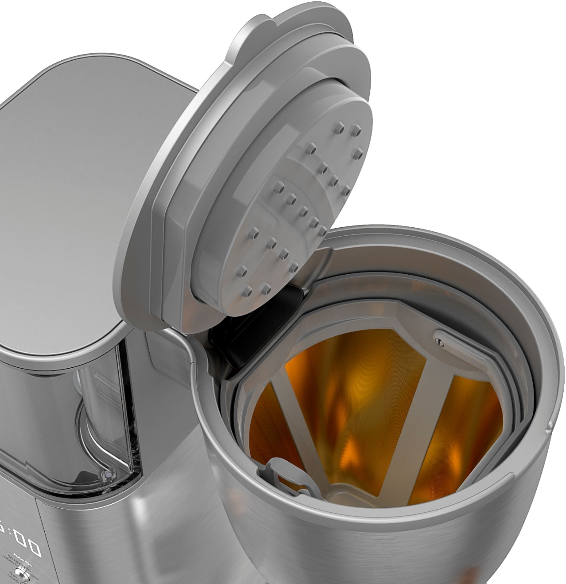 Café - Smart Drip 10-Cup Coffee Maker with WiFi - Brushed Stainless