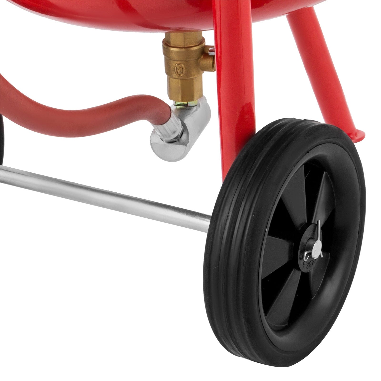 BENTISM 10 Gallon/40L Sandblaster Equipped with Nozzle Shut-Off Valve Pressure Gauge Ceramic Nozzle 2.5m Hose Filling Funnel Watertrap 6