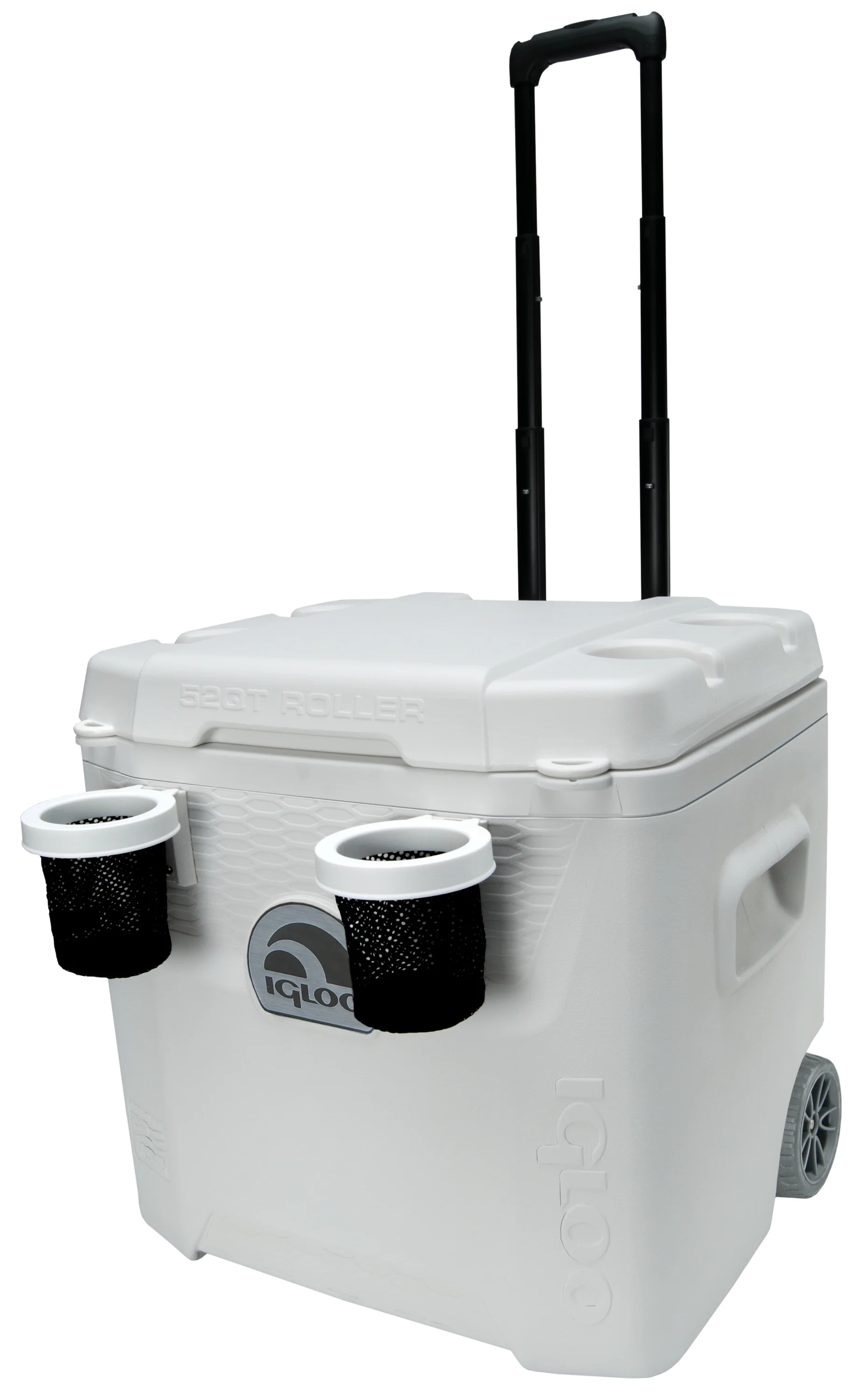 Igloo 52 QT 5-Day Marine Ice Chest Cooler with Wheels, White