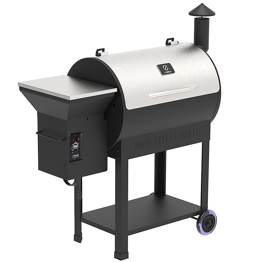 Z Grills - Wood Pellet Grill and Smoker 694 sq. in. - Stainless Steel