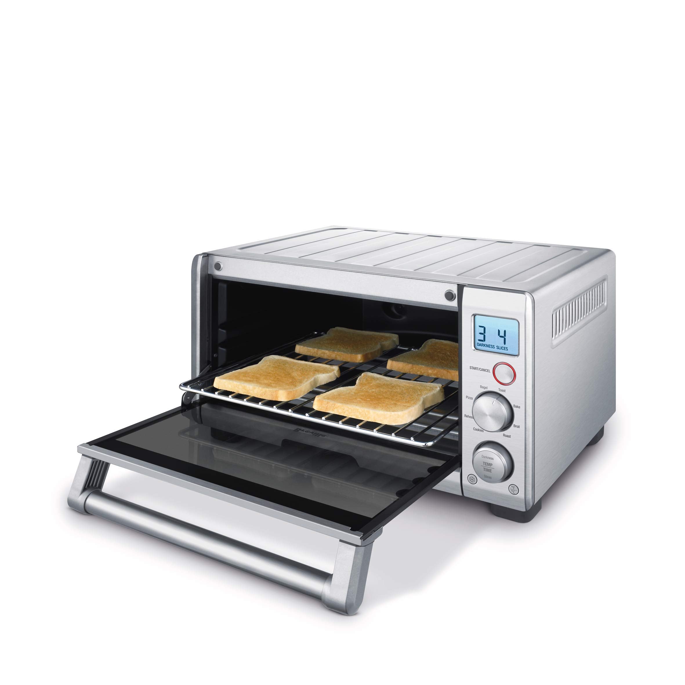 Breville Compact Smart Toaster Oven, Brushed Stainless Steel, BOV650XL