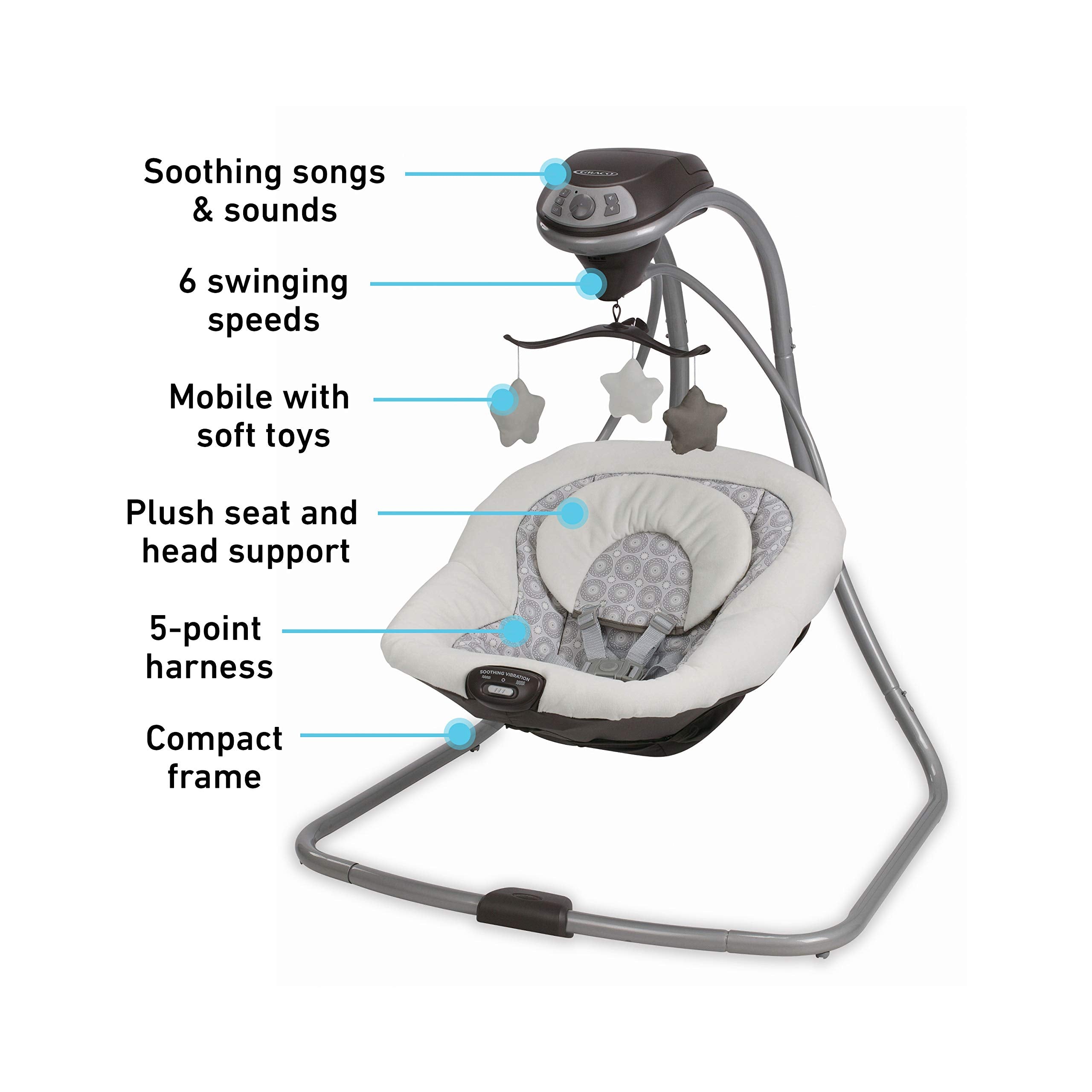 Graco Simple Sway Swing Abbington