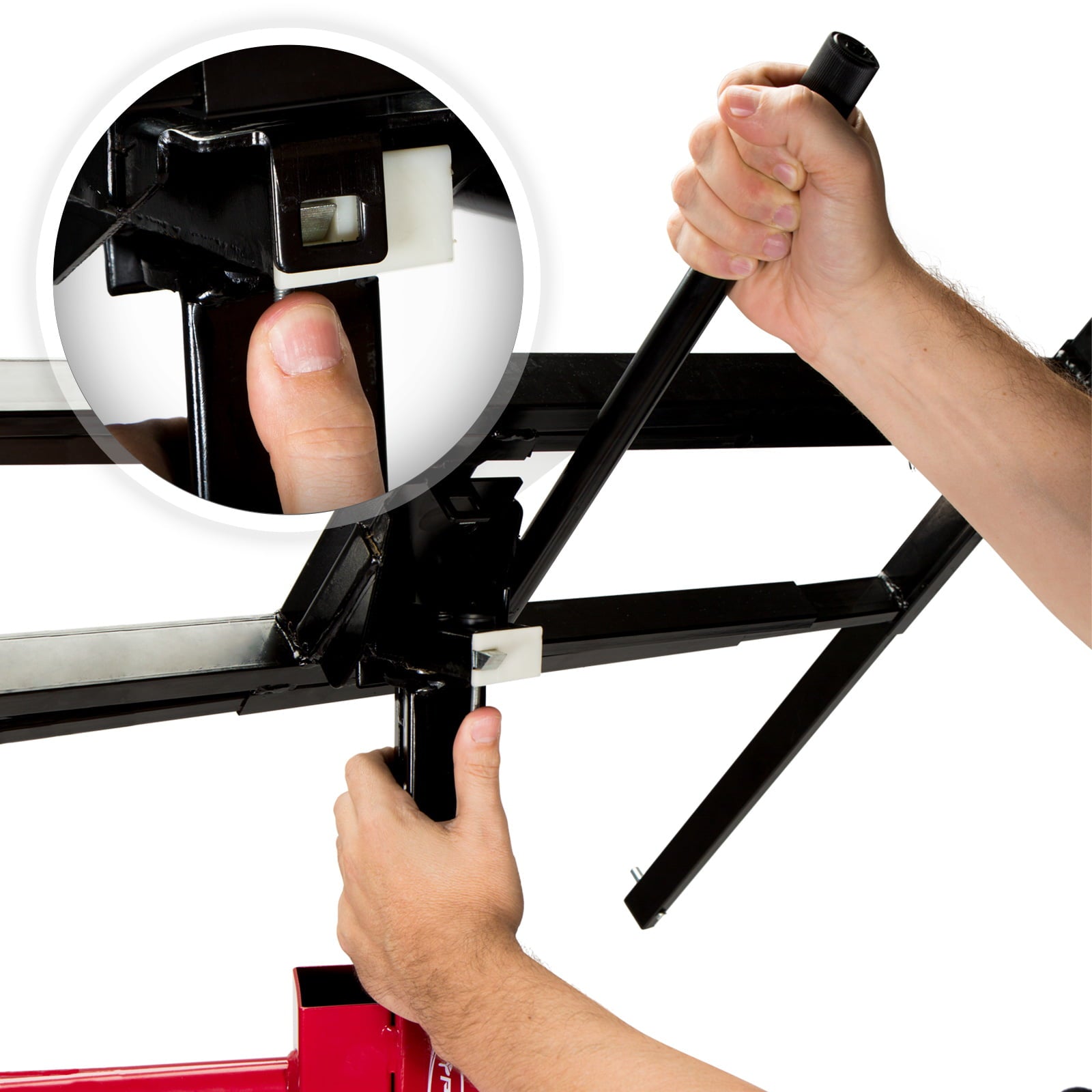 GypTool Drywall Lift Panel Jack Hoist - 11' Reach Red