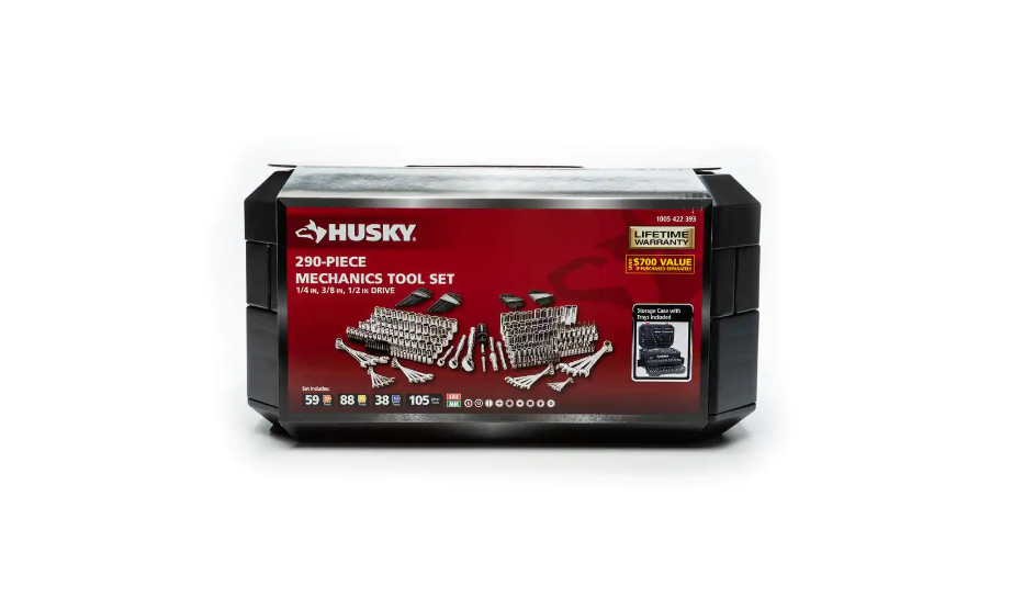 Husky H290MTS Mechanics Tool Set (290-Piece)