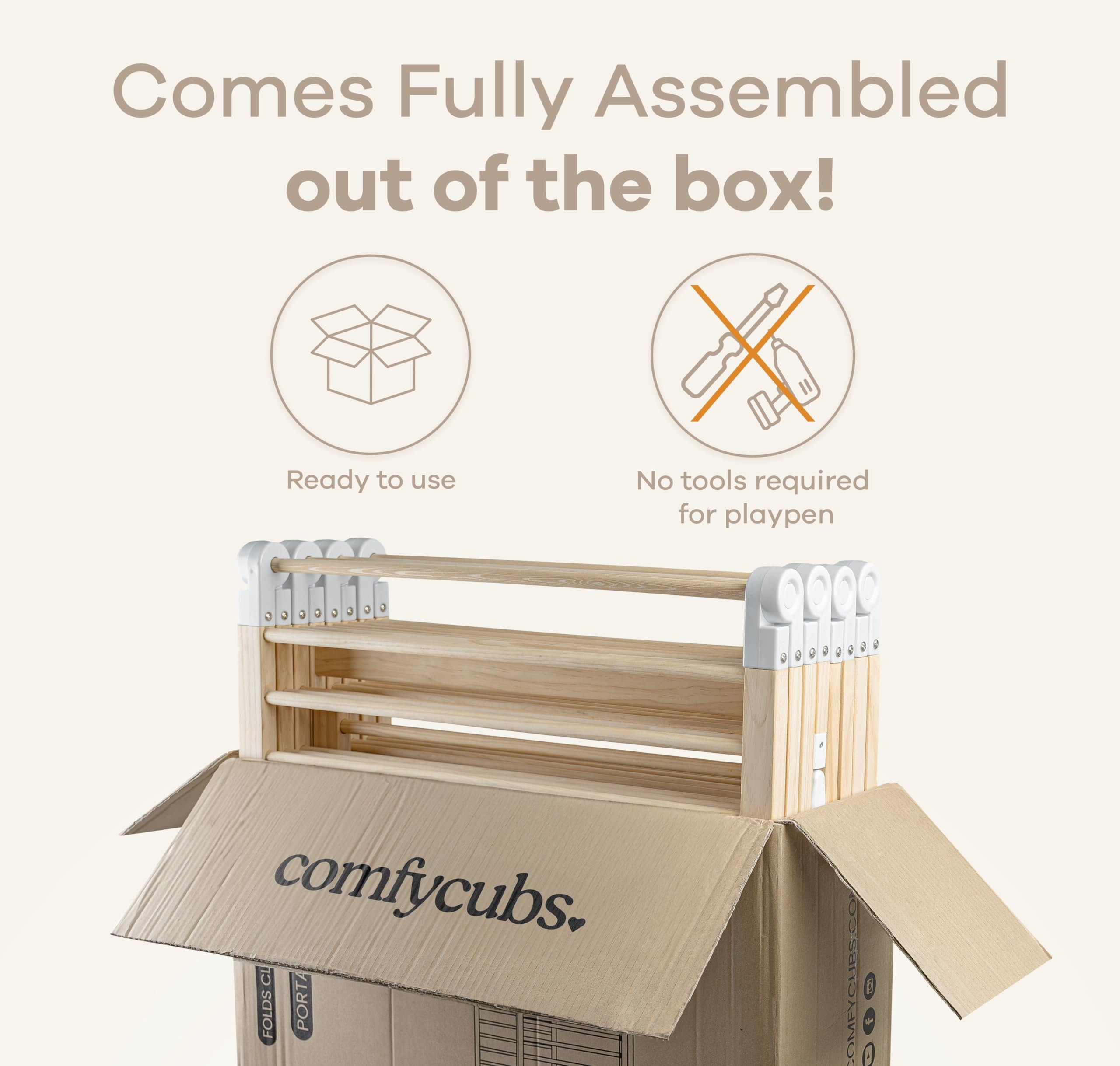 Foldable Adjustable Activity Comfy Cubs