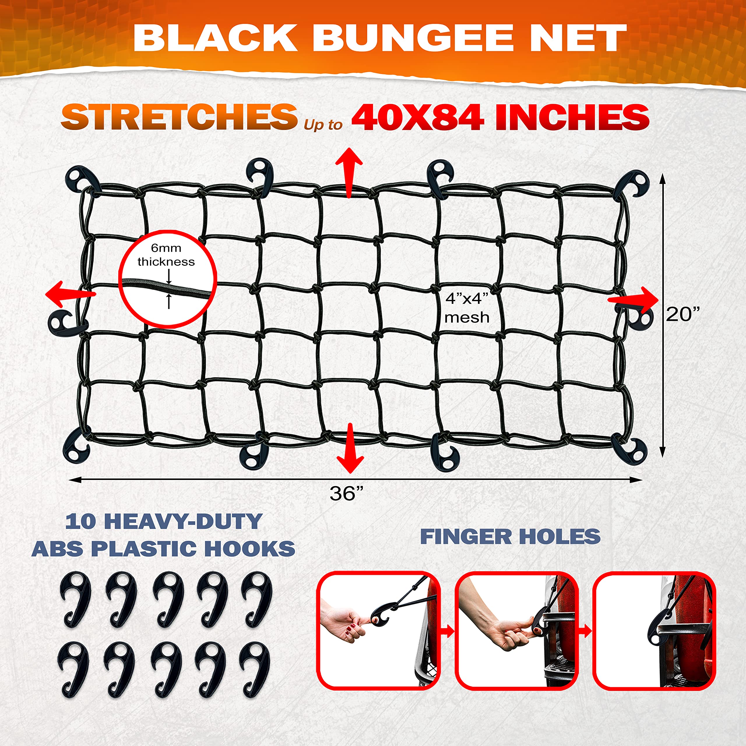 Mockins Anti Rust Rooftop Carrier Basket