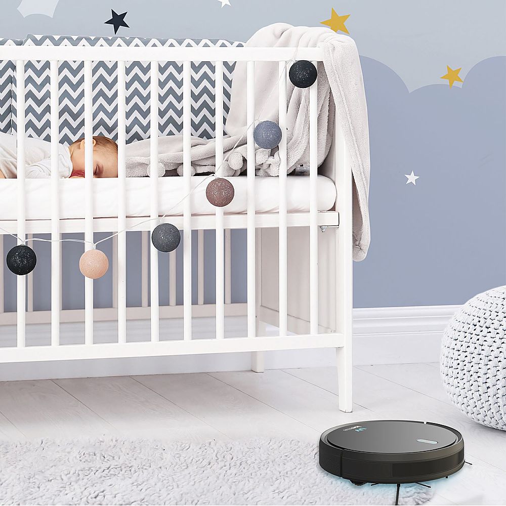 Tzumi - ionvacUV UltraClean Robovac With Smart Mapping and Sanitizing UV Light - Black