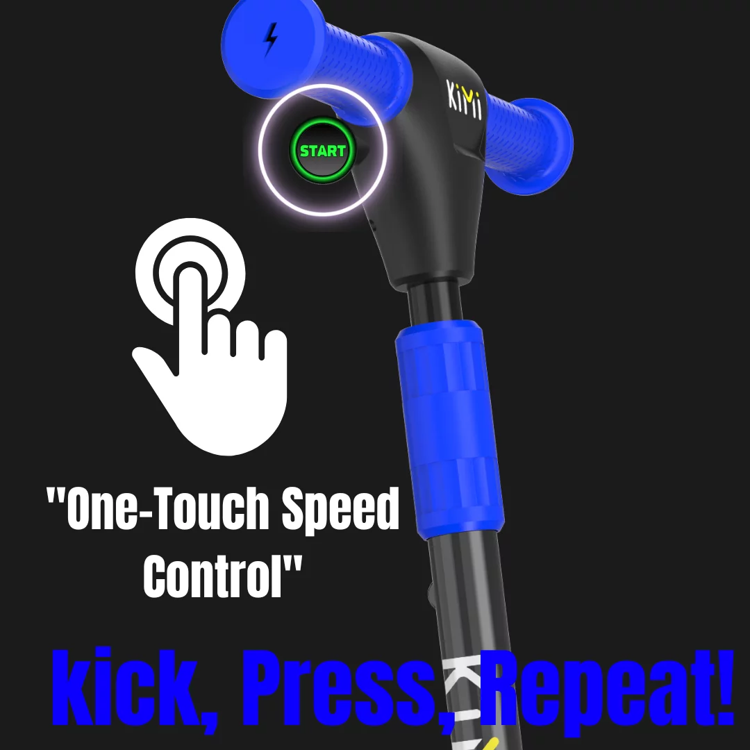 KIMI Kids Toddlers 3-Wheel Electric Scooter, Adjustable, TSA Approved, Ages 2-9, 5MPH, Lights, 10 Miles Range + Charger