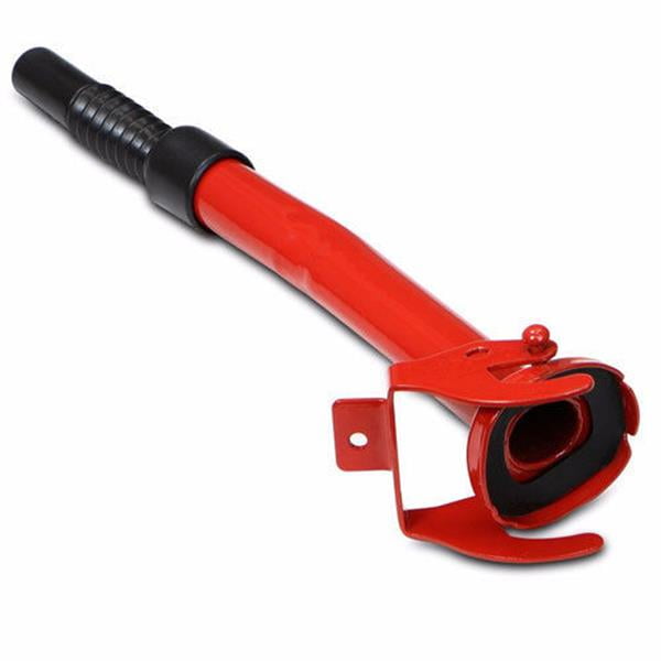 Clearance 5 Gallon 20 Liter Authentic Jerry Can with Quick Flow Rate, Leakproof Bayonet Closure and Spout, and Rust-Resistant Lining, Red