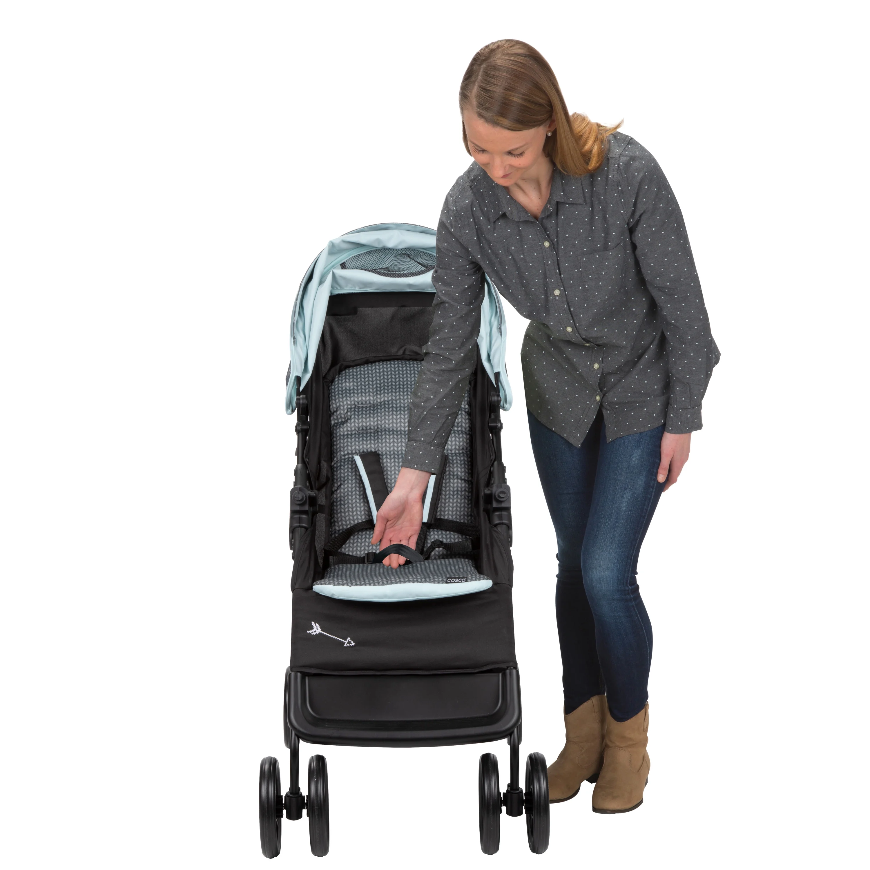 Cosco Kids Lift & Stroll DX Travel System, Gray Arrows, Toddler, Unisex