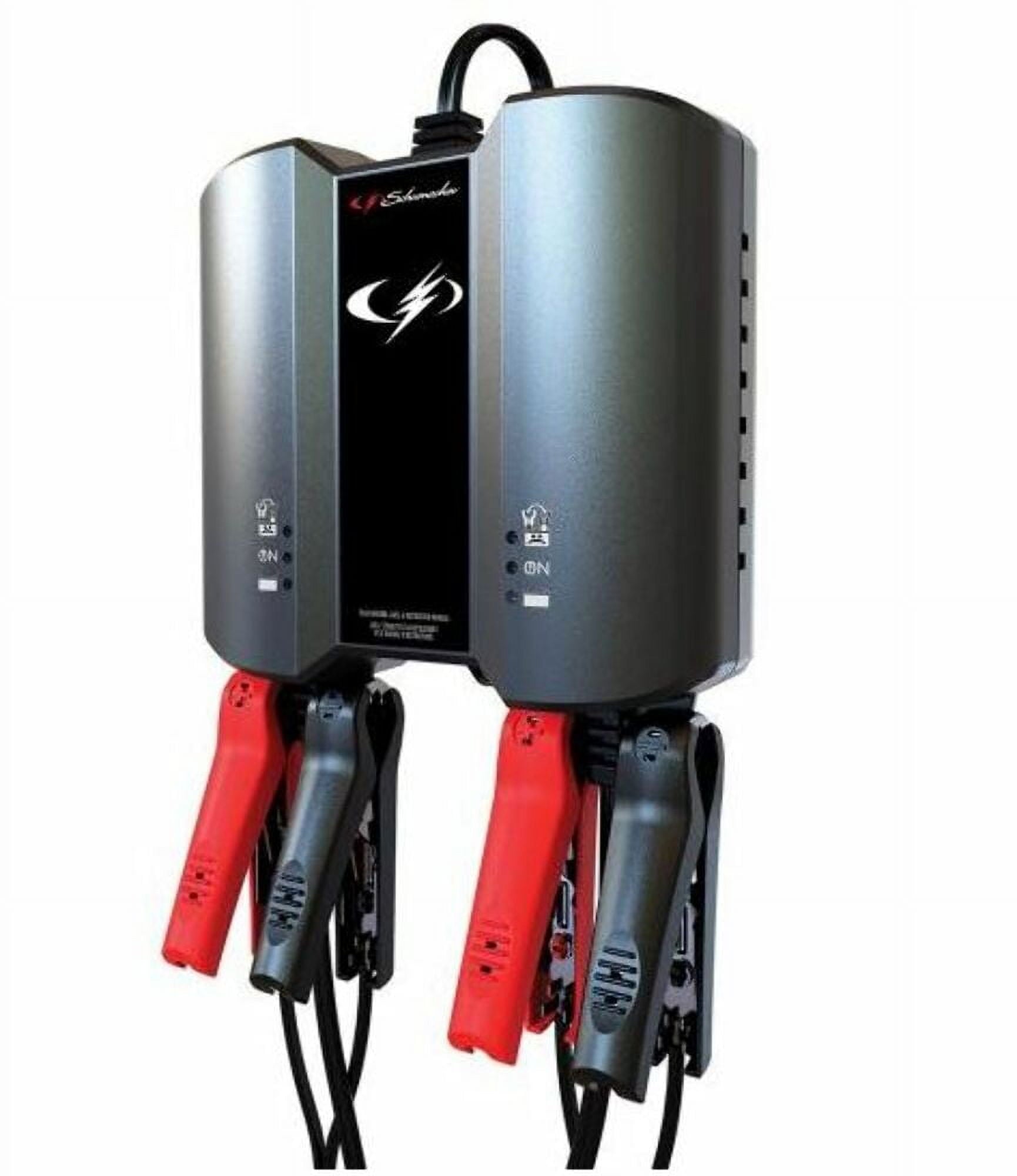 Schumacher Electric 2-Bank 2A Battery Charger/Maintainer 6V/12V