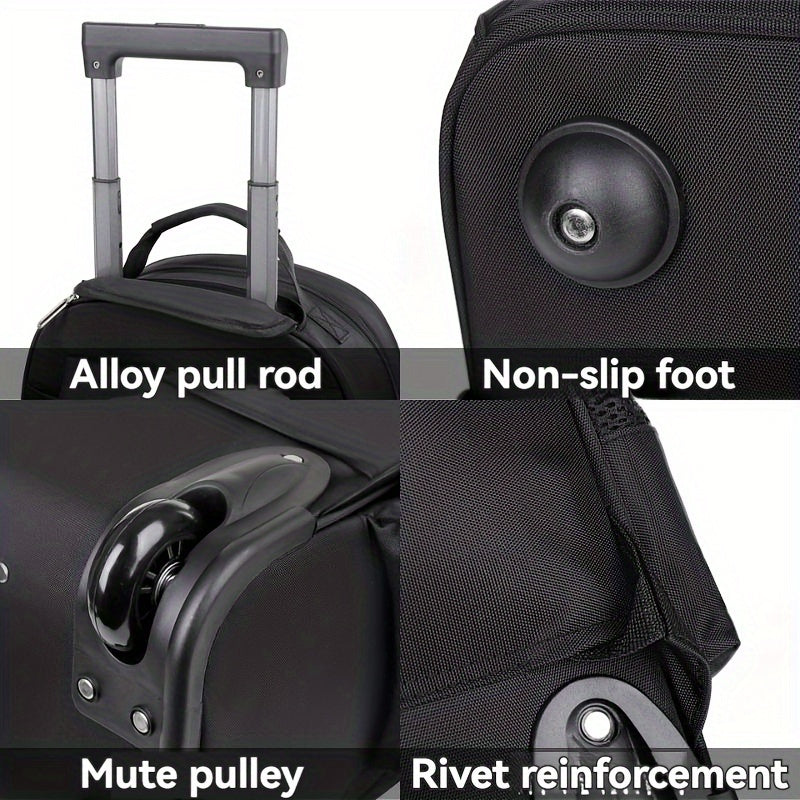 Large Capacity Wheeled Travel Backpack
