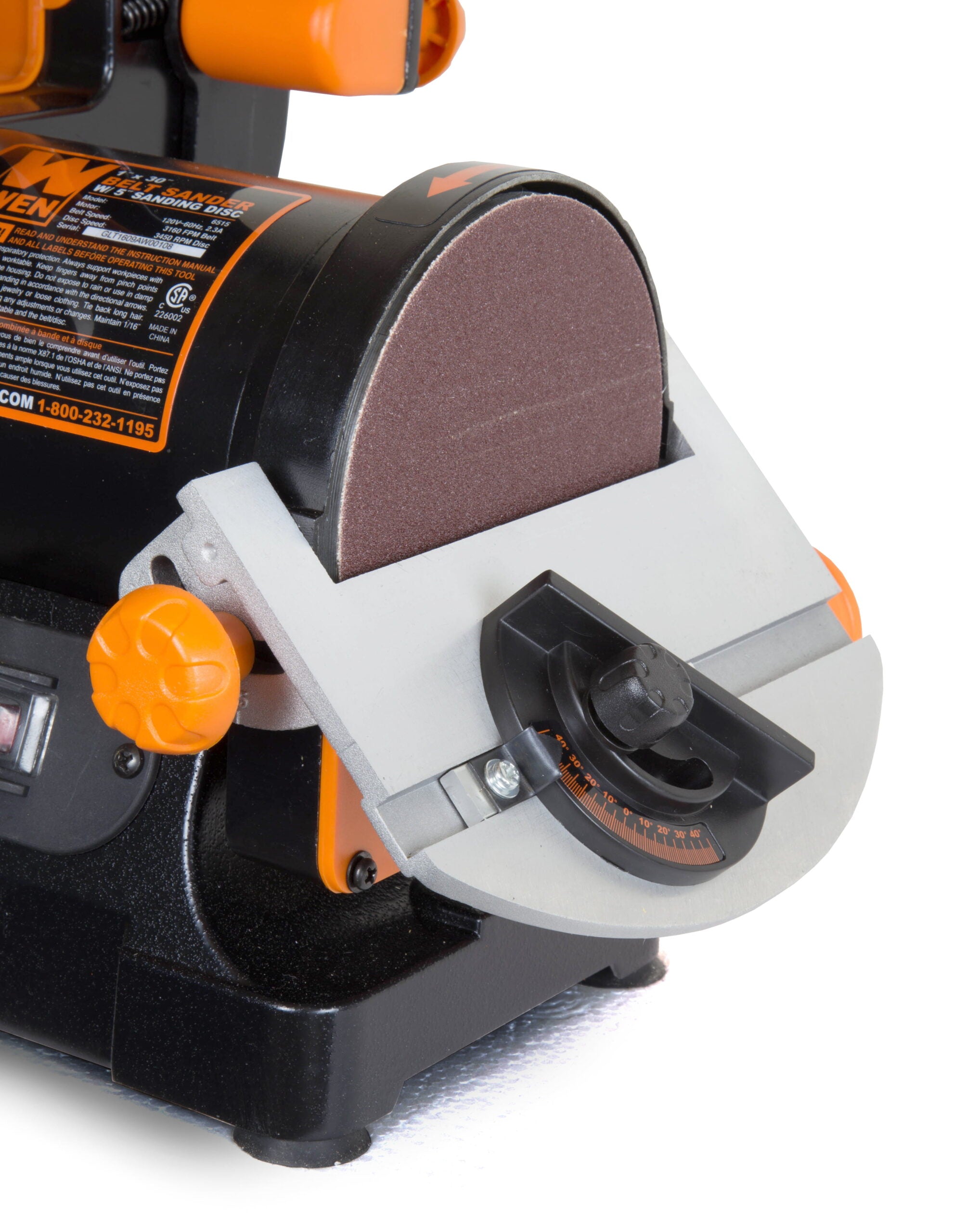 WEN Products 2.3-Amp 1 x 30-Inch Belt Sander with 5-Inch Sanding Disc�� 6515T