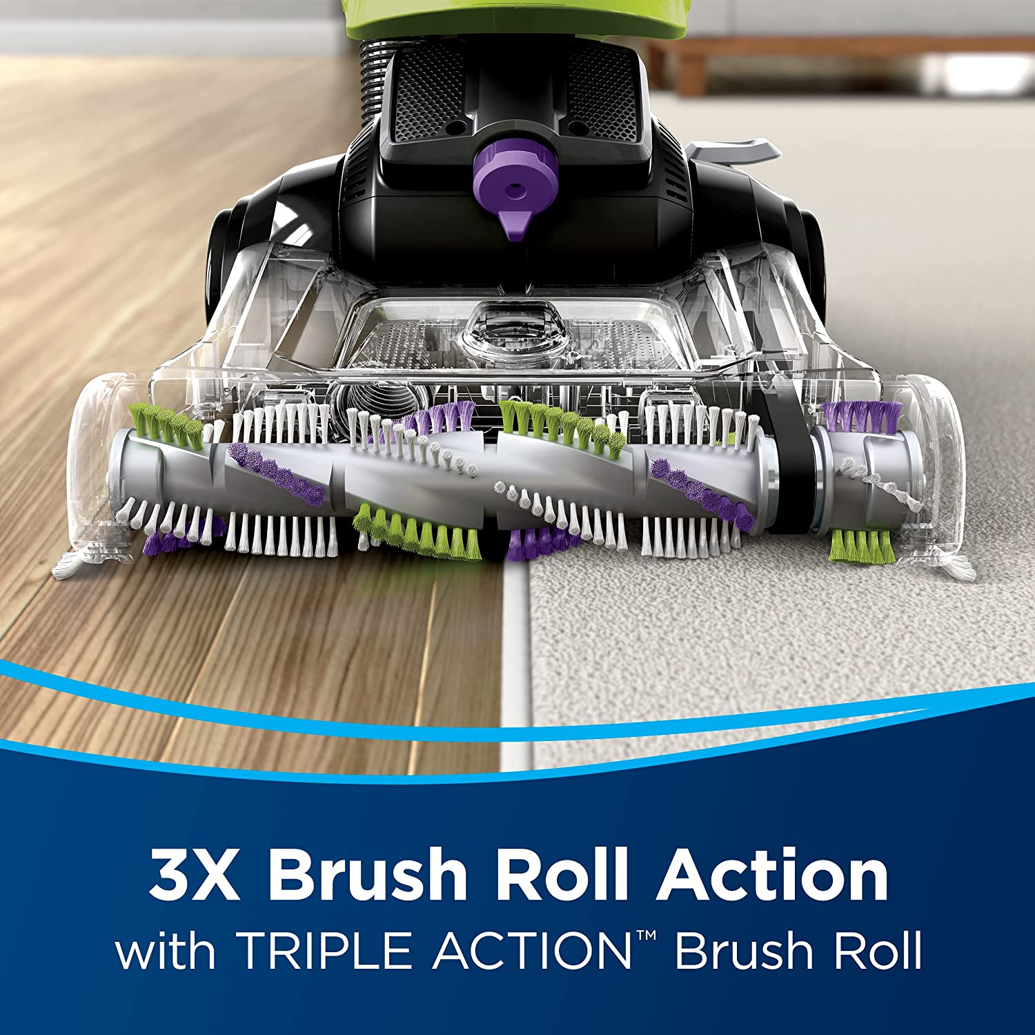 BISSELL 2252 CleanView Swivel Upright Bagless Vacuum with Swivel Steering， Powerful Pet Hair Pick Up， Specialized Pet Tools， Large Capacity Dirt Tank， Easy Empty